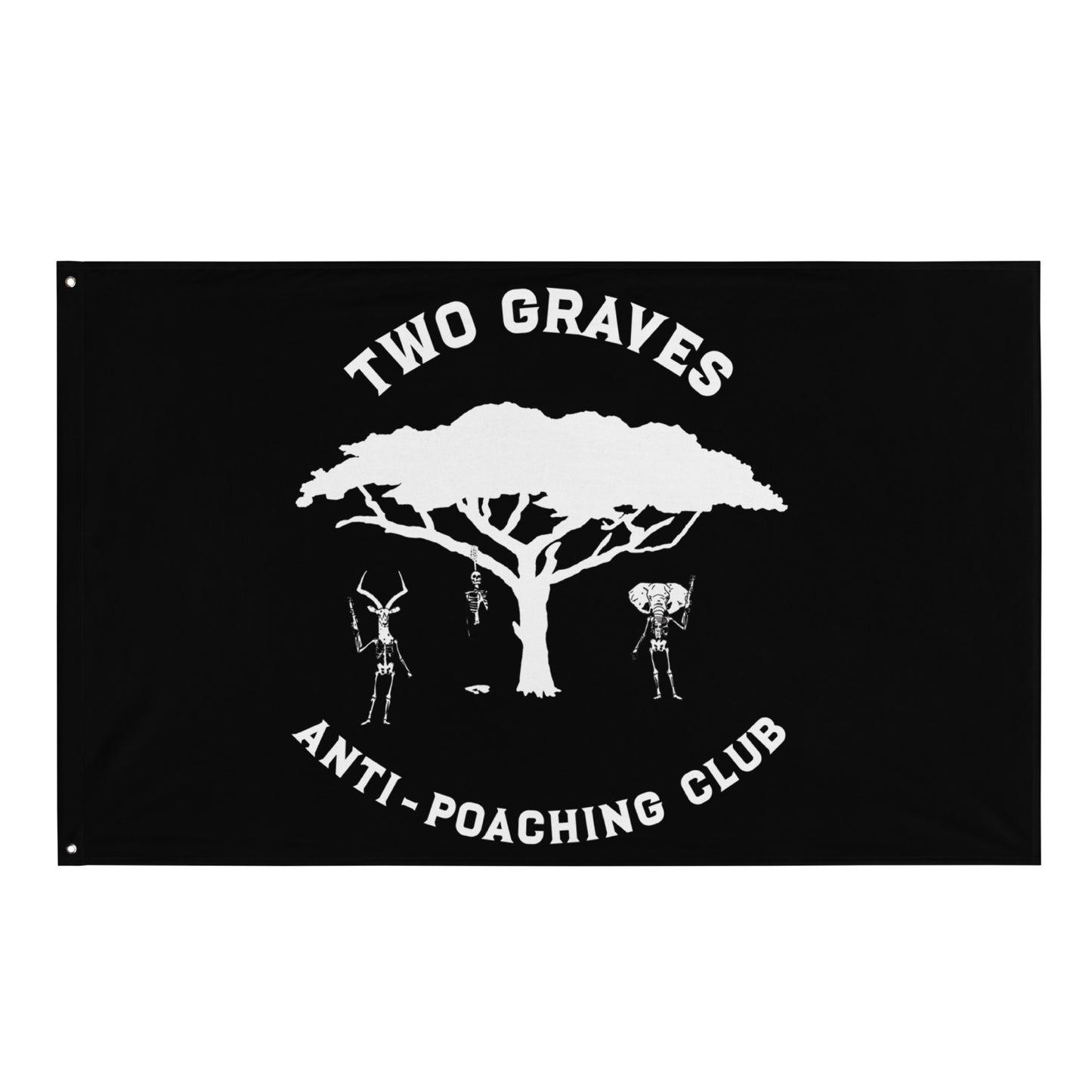 TWO GRAVES- Anti-Poaching Club Flag