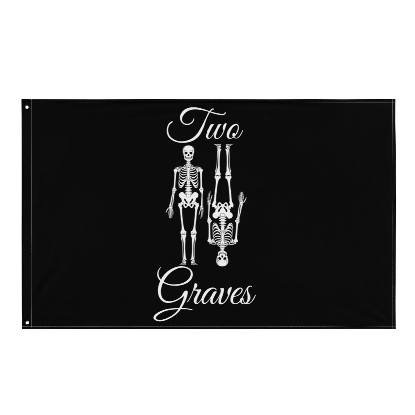 TWO GRAVES- Logo Flag