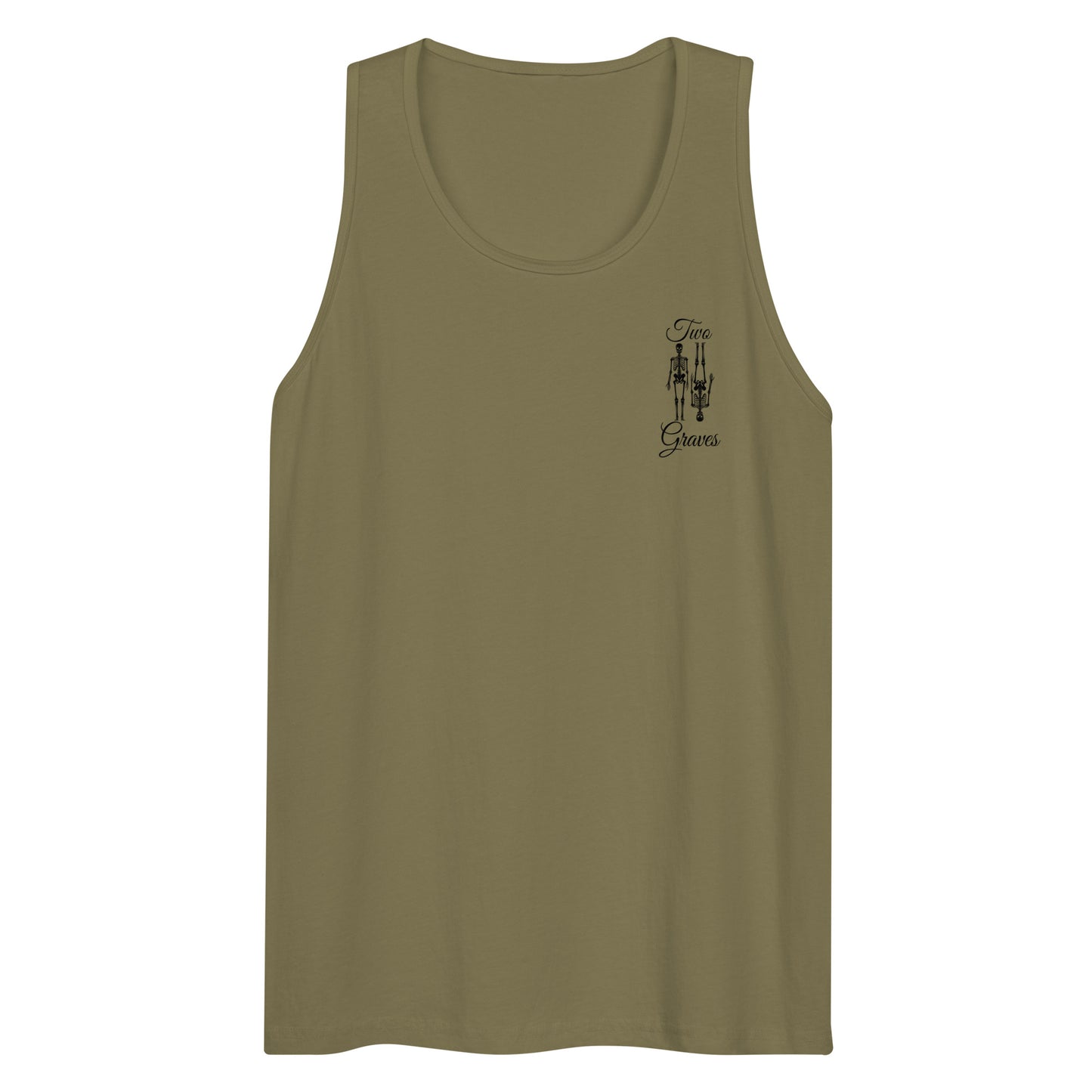 TWO GRAVES- Logo Tank (W/G)