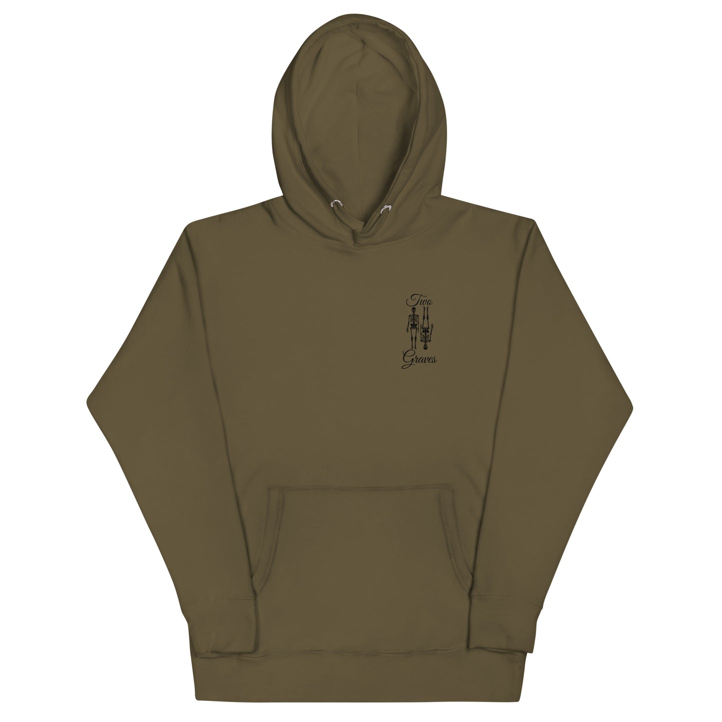 TWO GRAVES- Logo Hoodie (Green)
