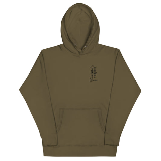 TWO GRAVES- Logo Hoodie (Green)