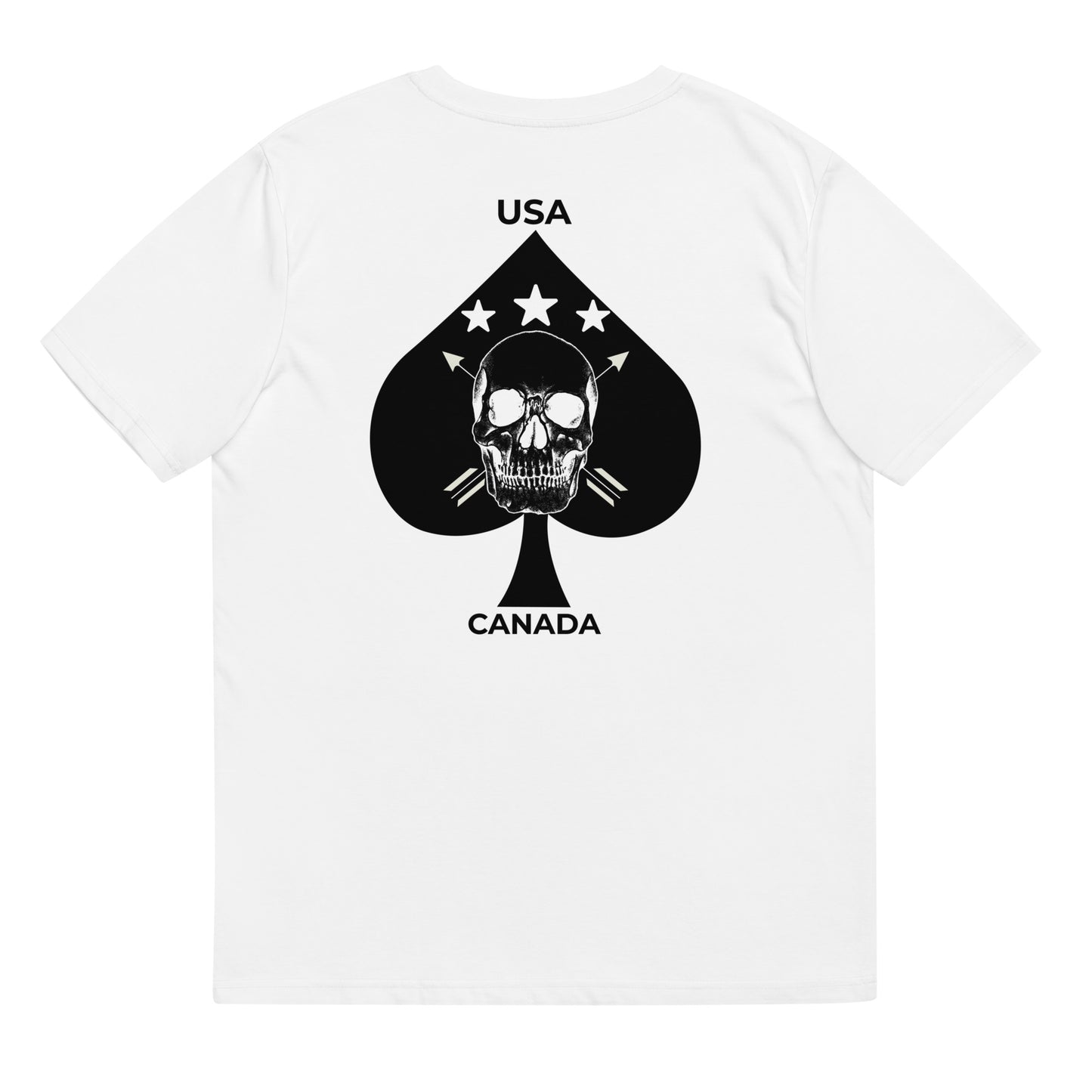 TWO GRAVES- USA/CANADA Spade Tee (F/B)